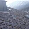 Altes Dach aus Faserzementpltten 