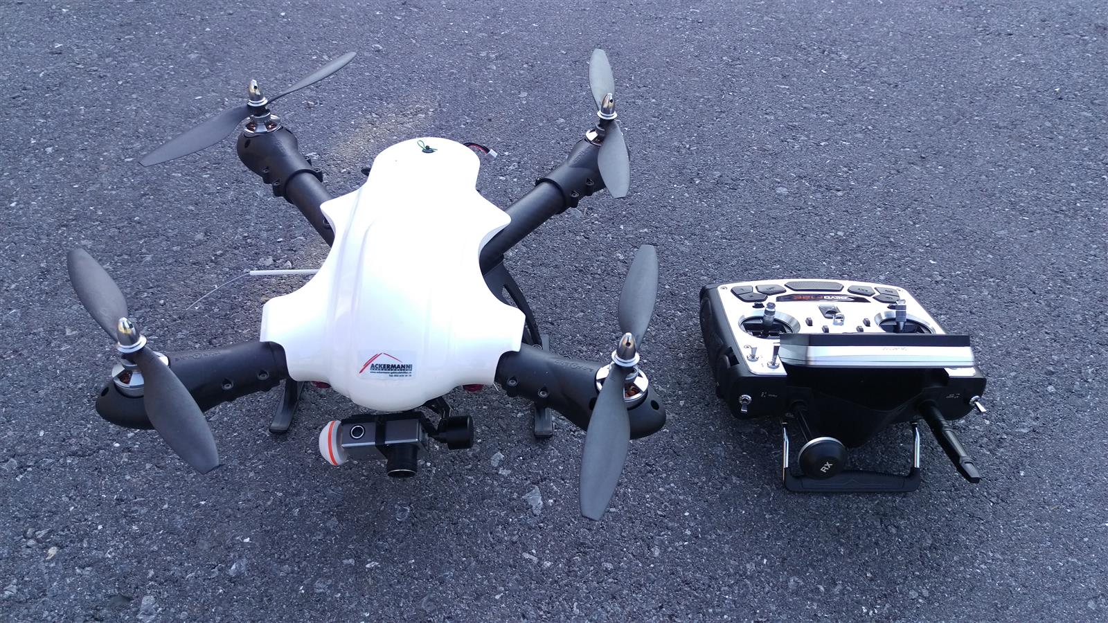 Dachausmessung mit einer Drohne